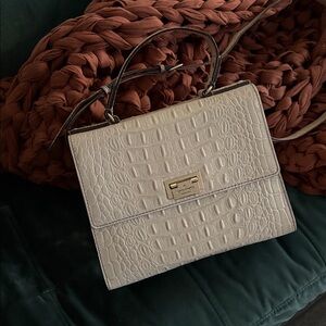 🐊 Kate Spade Crocodile Embossed Leather Top Handle Purse